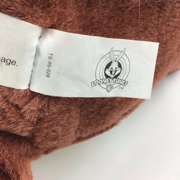 Vintage 1997 Tazmanian Devil Large Taz Talking Plush Stuffed Animal 12" Works! - Picture 9 of 12